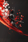 Japanese Samurai Metal Wall Posters | Premium, Waterproof & Magnet-Mounted Art