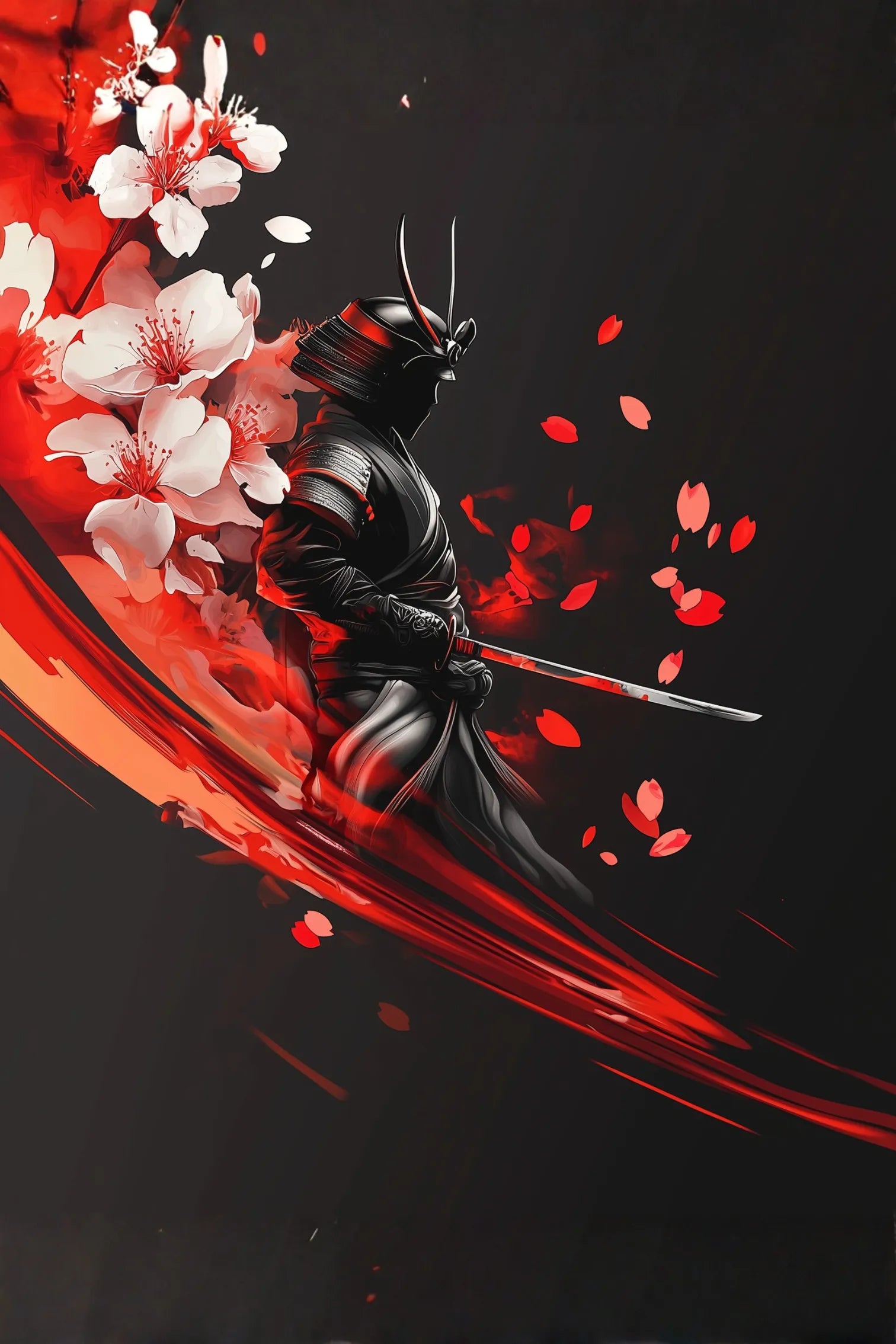 Japanese Samurai Metal Wall Posters | Premium, Waterproof & Magnet-Mounted Art