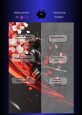 Japanese Samurai Metal Wall Posters | Premium, Waterproof & Magnet-Mounted Art