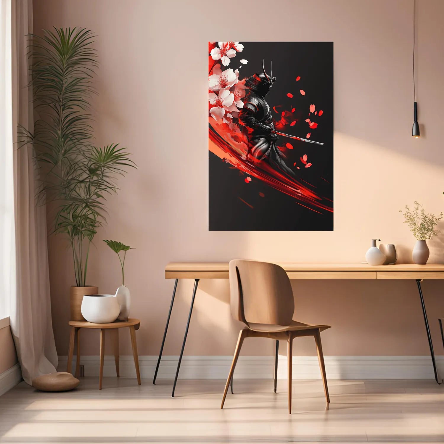 Japanese Samurai Metal Wall Posters | Premium, Waterproof & Magnet-Mounted Art