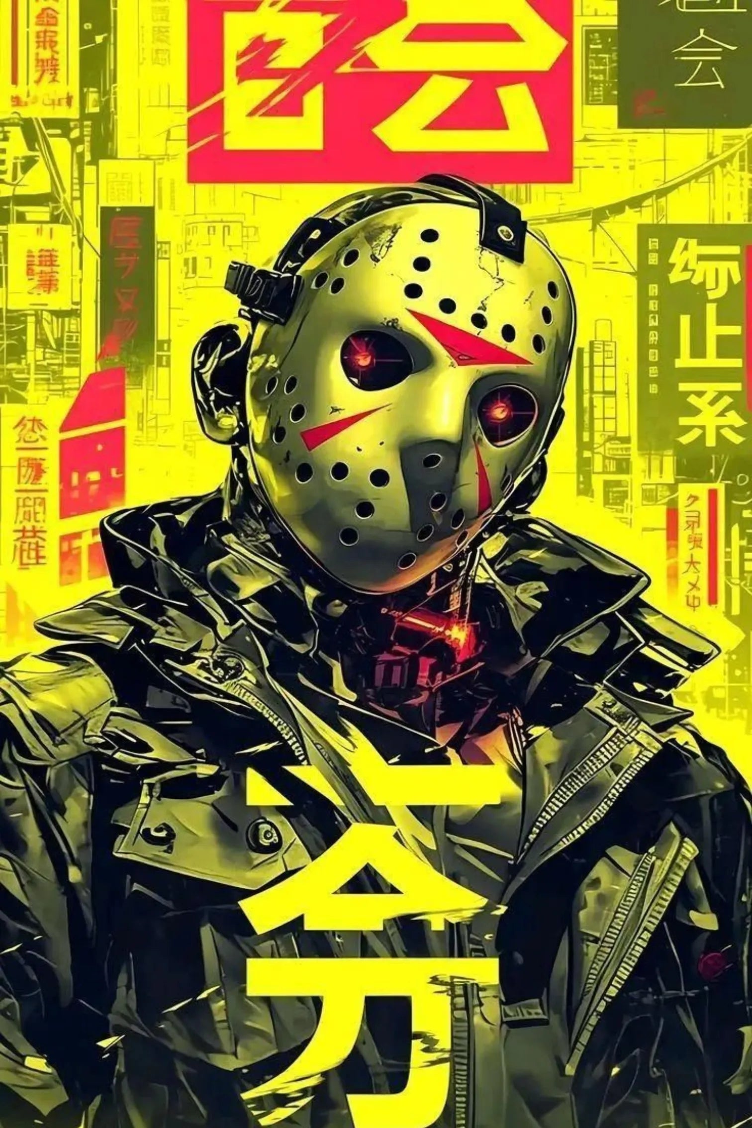 Jason Friday The 13th Japanese Metal Posters | Premium, Waterproof & Magnet-Mounted Art