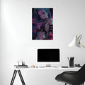 Jinx Smirk Design Metal Wall Posters | Premium, Waterproof & Magnet-Mounted Art