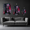 Jinx Closeup Shot Metal Wall Posters | Premium, Waterproof & Magnet-Mounted Art