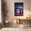Jinx & Ekko hug Metal Posters | Premium, Waterproof & Magnet-Mounted Art