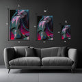 Jinx with red eyes Metal Wall Posters | Premium, Waterproof & Magnet-Mounted Art