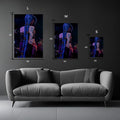 Jinx from League -grown up Metal Wall Posters | Premium, Waterproof & Magnet-Mounted Art