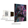 Jinx in Modern Anime Style Metal Wall Posters | Premium, Waterproof & Magnet-Mounted Art