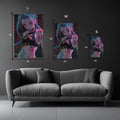 Jinx in Modern Anime Style Metal Wall Posters | Premium, Waterproof & Magnet-Mounted Art