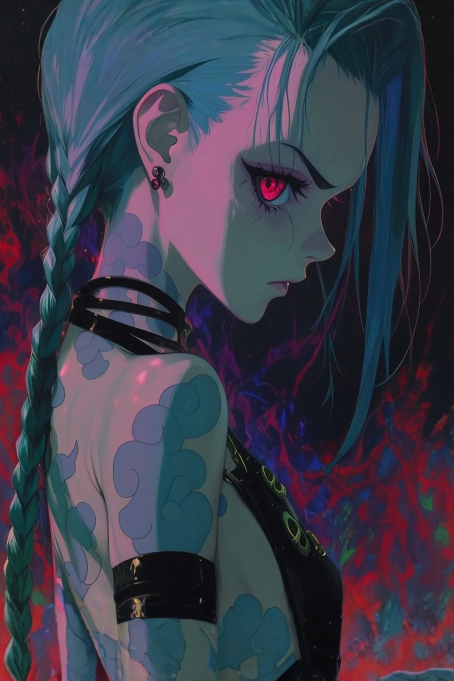 Jinx in young form Metal Wall Posters | Premium, Waterproof & Magnet-Mounted Art