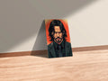 John Wick Illustration  Metal Wall Posters | Premium, Waterproof & Magnet-Mounted Art