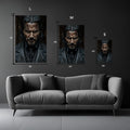 John Wick angry Metal Wall Posters | Premium, Waterproof & Magnet-Mounted Art