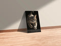 Jumping Cat Metal Wall Posters | Premium, Waterproof & Magnet-Mounted Art