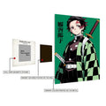 Kamado Tanjiro Demon Slayer Wall Art Metal Posters | Premium, Waterproof & Magnet-Mounted Art