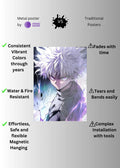 Killua Zoldyck Hunter X Hunter Fanart Metal Posters | Premium, Waterproof & Magnet-Mounted Art