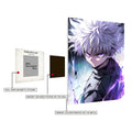 Killua Zoldyck Hunter X Hunter Fanart Metal Posters | Premium, Waterproof & Magnet-Mounted Art