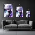 Killua Zoldyck Hunter X Hunter Fanart Metal Posters | Premium, Waterproof & Magnet-Mounted Art