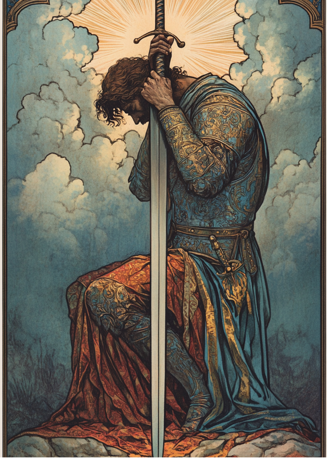 Knight of Church Metal Wall Posters | Premium, Waterproof & Magnet-Mounted Art