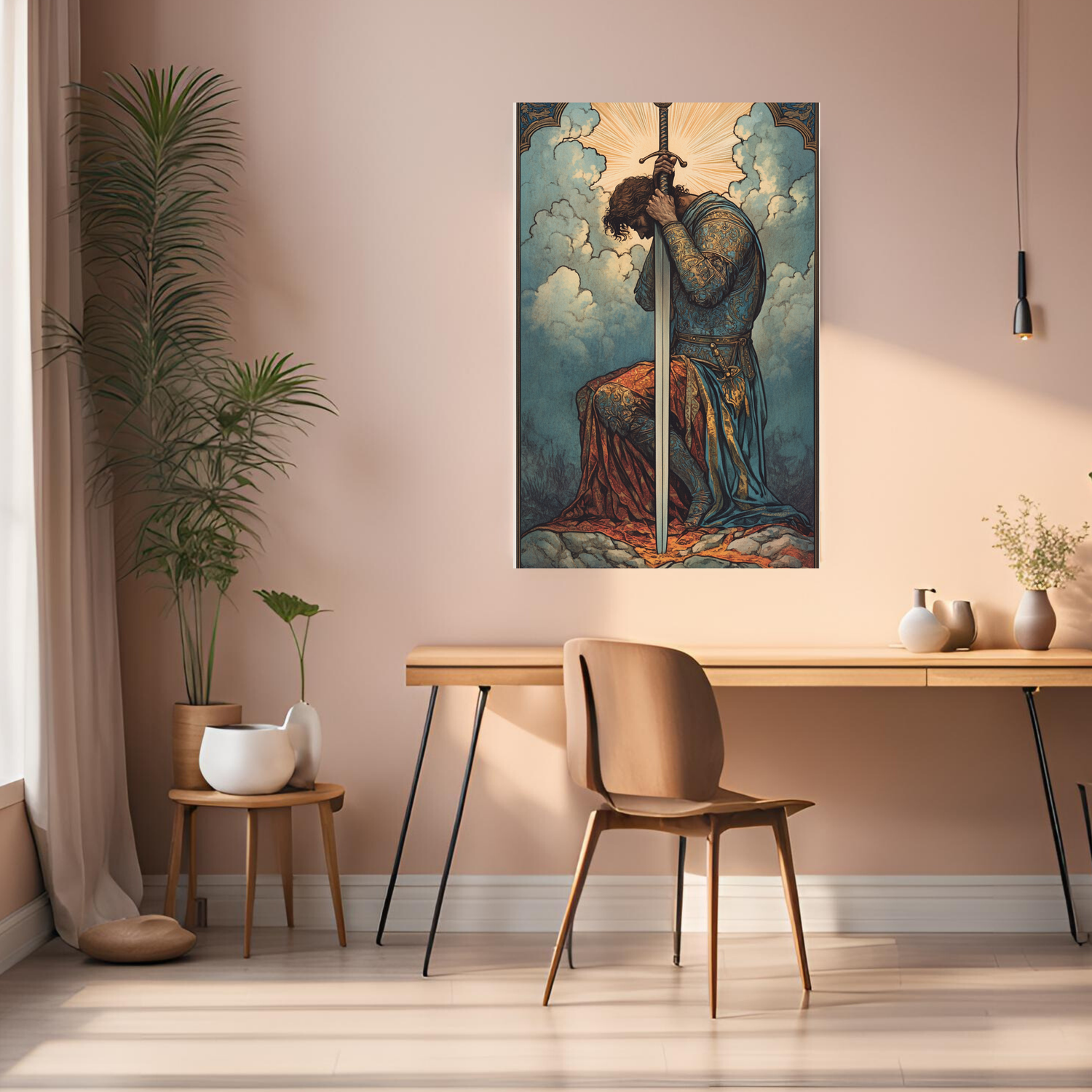 Knight of Church Metal Wall Posters | Premium, Waterproof & Magnet-Mounted Art