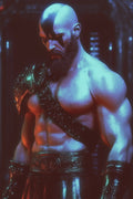 Kratos Old Metal Wall Posters | Premium, Waterproof & Magnet-Mounted Art