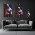 Kratos Old Metal Wall Posters | Premium, Waterproof & Magnet-Mounted Art