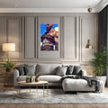 Kratos God of War Metal Wall Posters | Premium, Waterproof & Magnet-Mounted Art