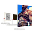 Kratos God of War Metal Wall Posters | Premium, Waterproof & Magnet-Mounted Art