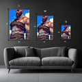 Kratos God of War Metal Wall Posters | Premium, Waterproof & Magnet-Mounted Art