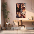 Kyōjurō Rengoku The fire hashira Metal Posters | Premium, Waterproof & Magnet-Mounted Art