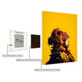 Kyōjurō Rengoku in Yellow Digital Metal Posters | Premium, Waterproof & Magnet-Mounted Art