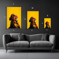 Kyōjurō Rengoku in Yellow Digital Metal Posters | Premium, Waterproof & Magnet-Mounted Art