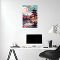 Kyoto Japan Art Metal Posters | Premium, Waterproof & Magnet-Mounted Art