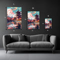 Kyoto Japan Art Metal Posters | Premium, Waterproof & Magnet-Mounted Art