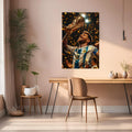 Leo Messi World Cup Metal Wall Posters | Premium, Waterproof & Magnet-Mounted Art