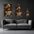Leo Messi World Cup Metal Wall Posters | Premium, Waterproof & Magnet-Mounted Art
