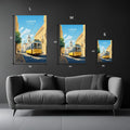 Lisbon Portugal Art Metal Posters | Premium, Waterproof & Magnet-Mounted Art