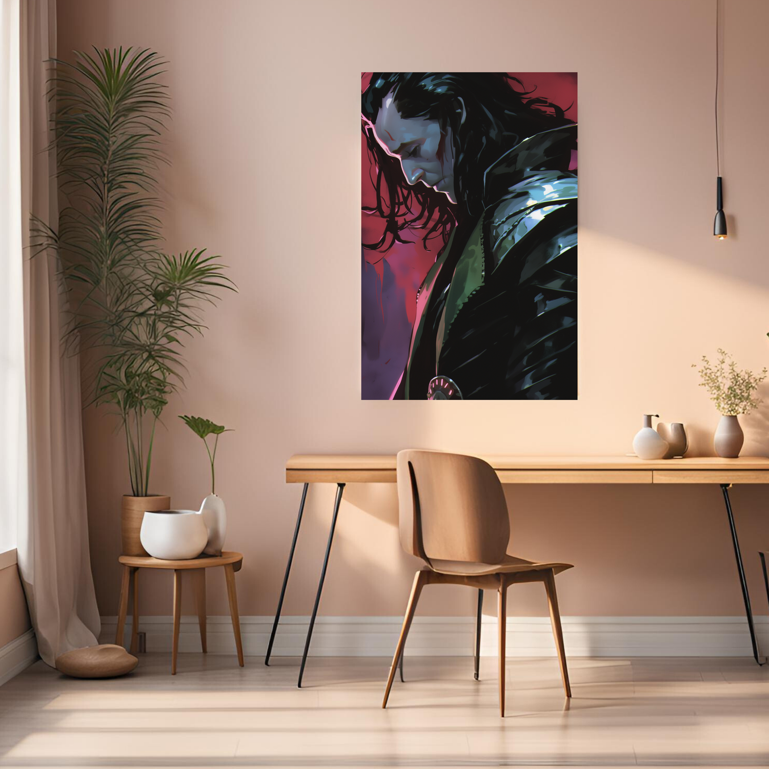 Loki God of Mischief Metal Wall Posters | Premium, Waterproof & Magnet-Mounted Art