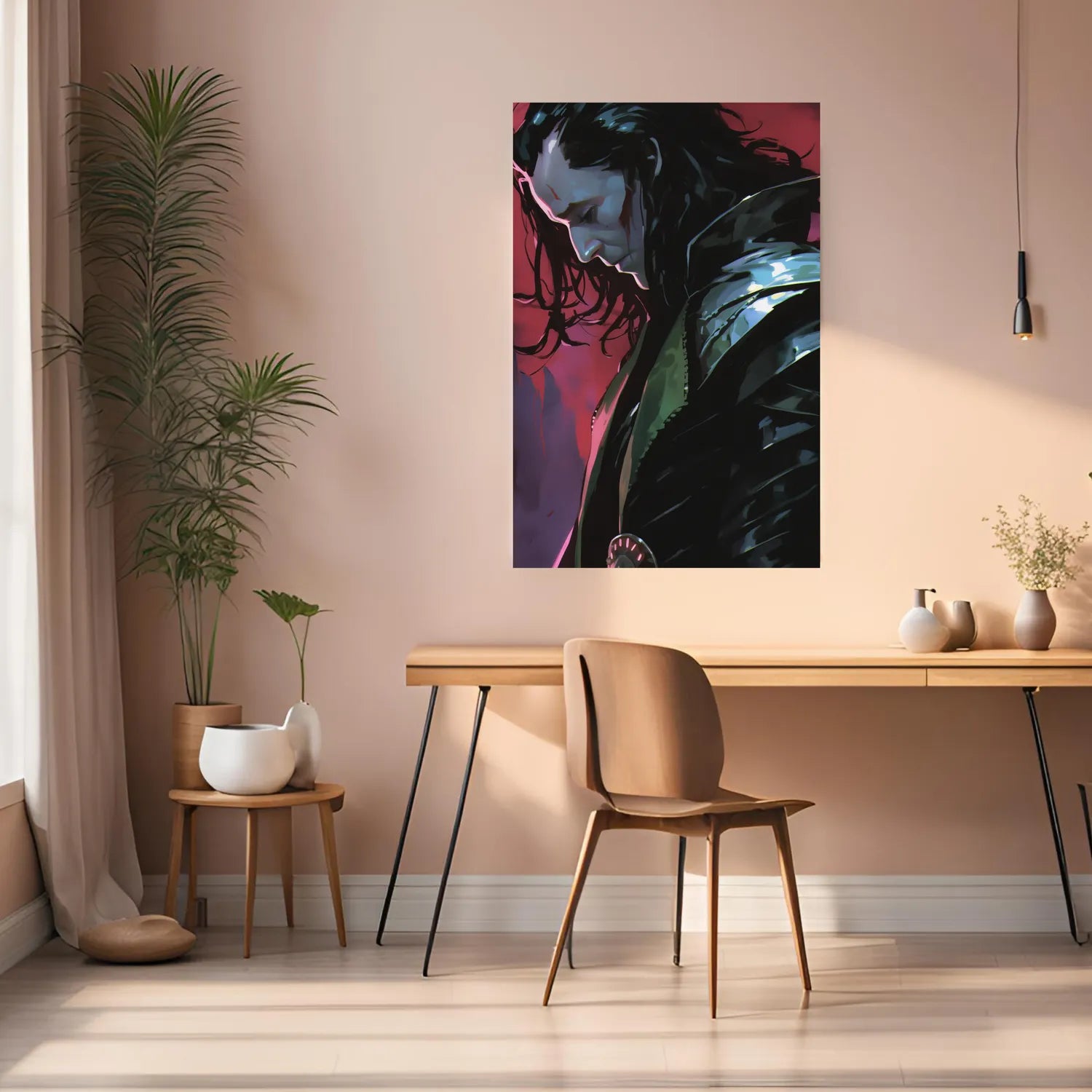 Loki God of Mischief Metal Wall Posters | Premium, Waterproof & Magnet-Mounted Art