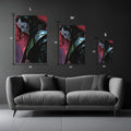 Loki God of Mischief Metal Wall Posters | Premium, Waterproof & Magnet-Mounted Art