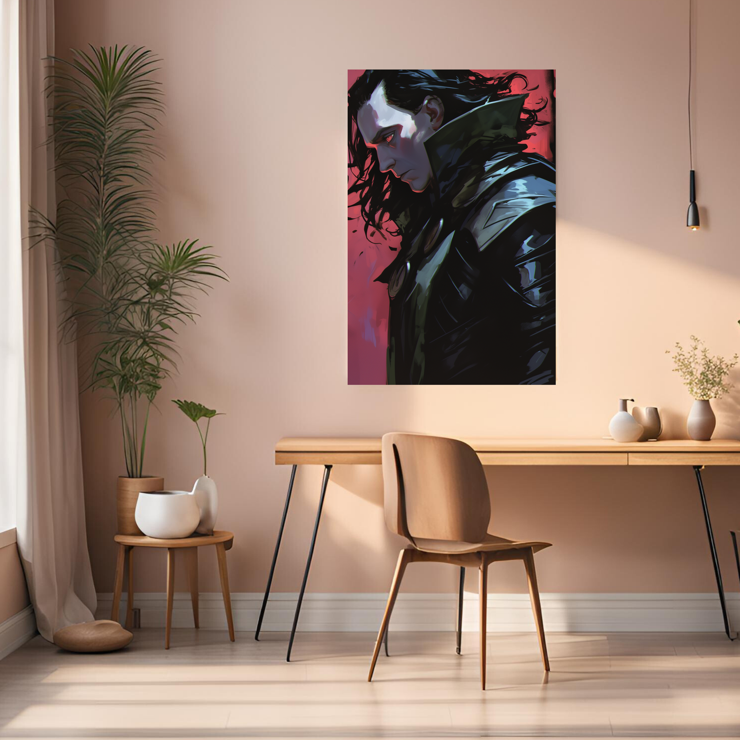 Loki angry Metal Wall Posters | Premium, Waterproof & Magnet-Mounted Art