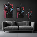 Loki angry Metal Wall Posters | Premium, Waterproof & Magnet-Mounted Art