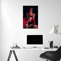 Luffy and Boa One Piece Metal Poster| Premium, Waterproof & Magnet-Mounted Art
