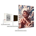 Luffy fifth gear art Metal posters | Premium, Waterproof & Magnet-Mounted Art