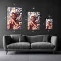 Luffy fifth gear art Metal posters | Premium, Waterproof & Magnet-Mounted Art