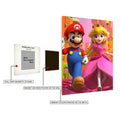 Mario and Princess Peach Metal Wall Posters | Premium, Waterproof & Magnet-Mounted Art