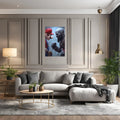 Mario vs Kratos Metal Wall Posters | Premium, Waterproof & Magnet-Mounted Art