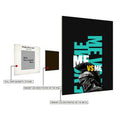 Me VS Me Metal Posters | Premium, Waterproof & Magnet-Mounted Art