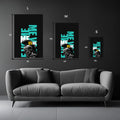 Me VS Me Metal Posters | Premium, Waterproof & Magnet-Mounted Art