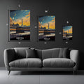 Mecca Saudi Arabia Art Metal Posters | Premium, Waterproof & Magnet-Mounted Art