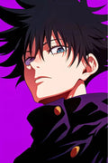 Megumi Jujutsu Kaisen Art  Metal Posters | Premium, Waterproof & Magnet-Mounted Art