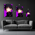 Megumi Jujutsu Kaisen Art  Metal Posters | Premium, Waterproof & Magnet-Mounted Art